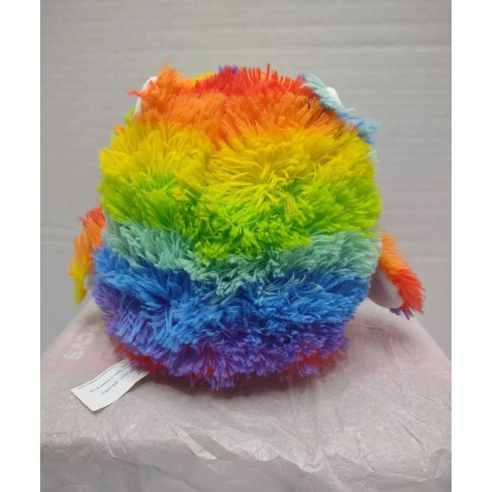 Valentine XOXO Owl‎ Plush Gold Glitter Eyes Soft Fuzzy Rainbow Color 6